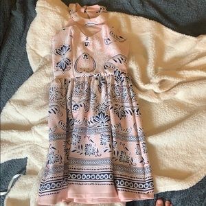 TRixxi blue and pink dress